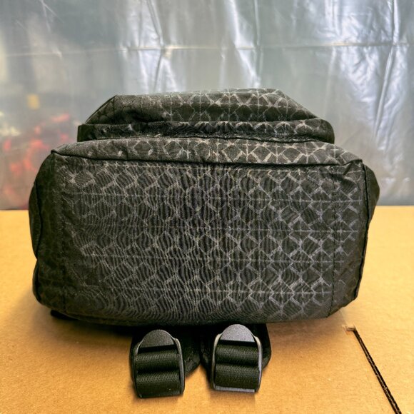 Kipling Seoul Medium Nylon Zipp Signature Backpack - Black - Picture 9 of 10